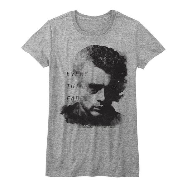 James Dean Everything Fades Womens T-Shirt - HYPER iCONiC