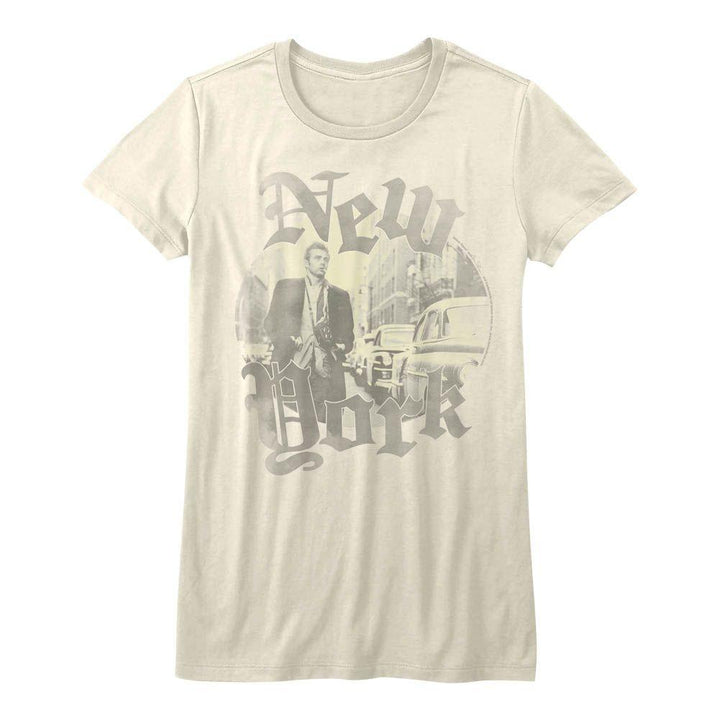 James Dean Faded Womens T-Shirt - HYPER iCONiC