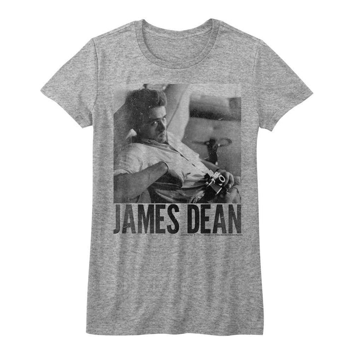 James Dean Simple Womens T-Shirt - HYPER iCONiC