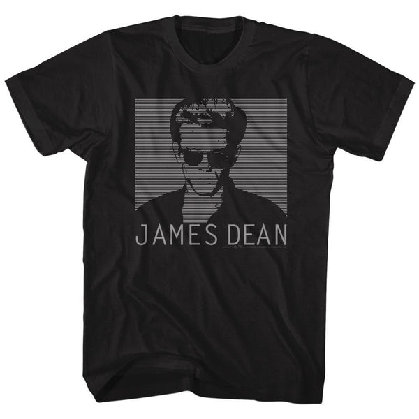 James Dean Striped Up Dean Boyfriend Tee - HYPER iCONiC