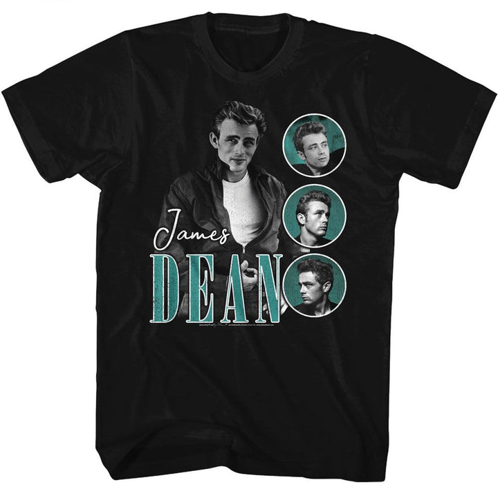 James Dean - Three Circles Teal T-Shirt - HYPER iCONiC.
