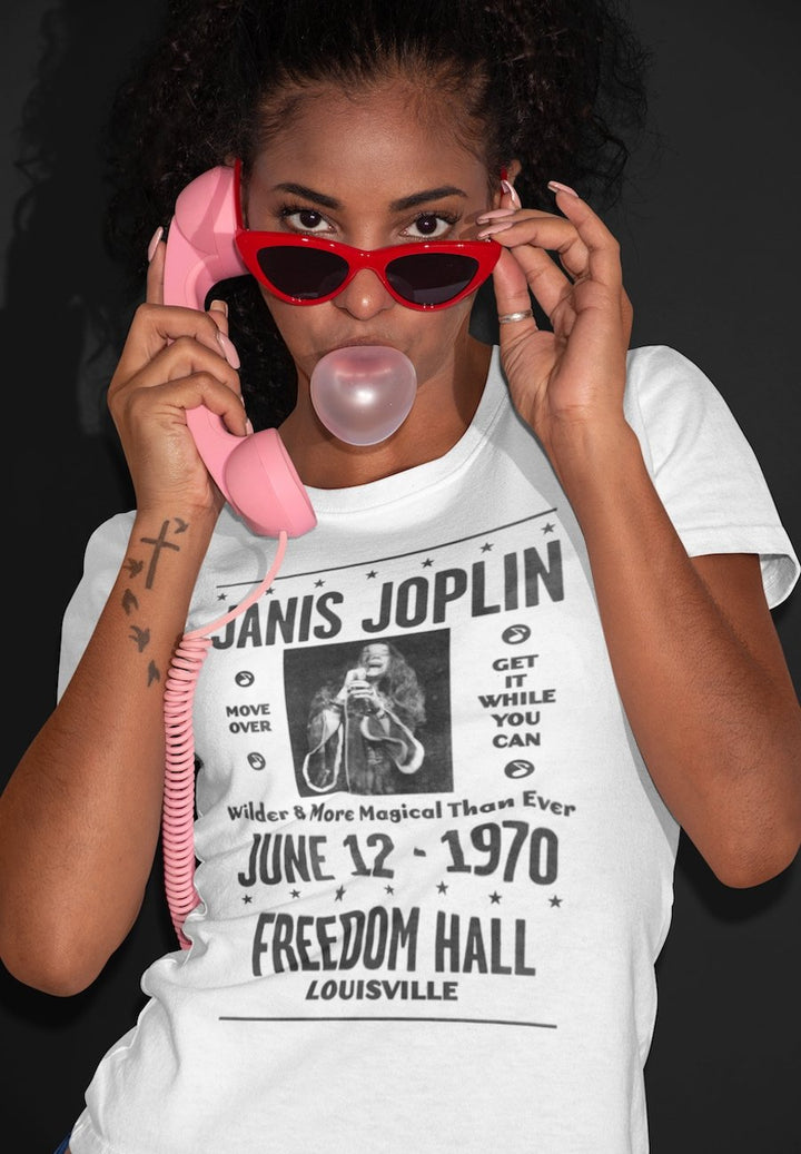 Janis Joplin Louisville T-Shirt - HYPER iCONiC.
