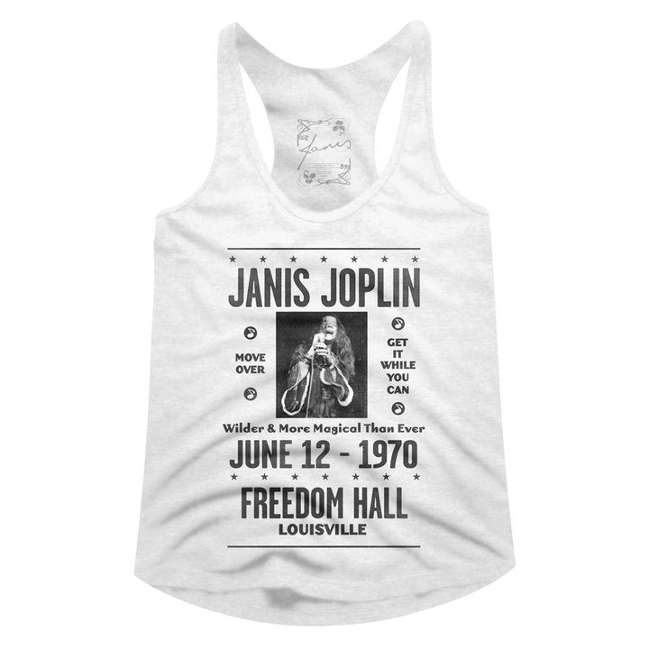 Janis Joplin Louisville Womens Racerback Tank - HYPER iCONiC