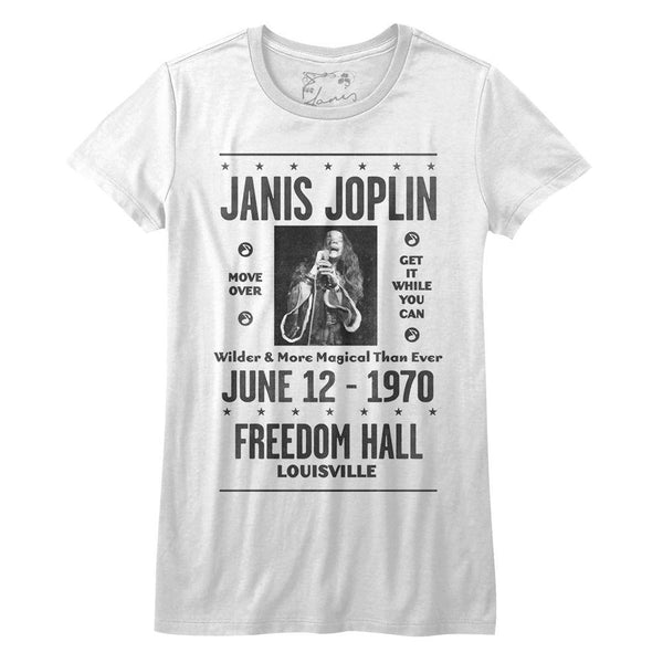 Janis Joplin Louisville Womens T-Shirt - HYPER iCONiC