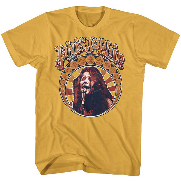 Janis Joplin Nouveau Circle T-Shirt - HYPER iCONiC