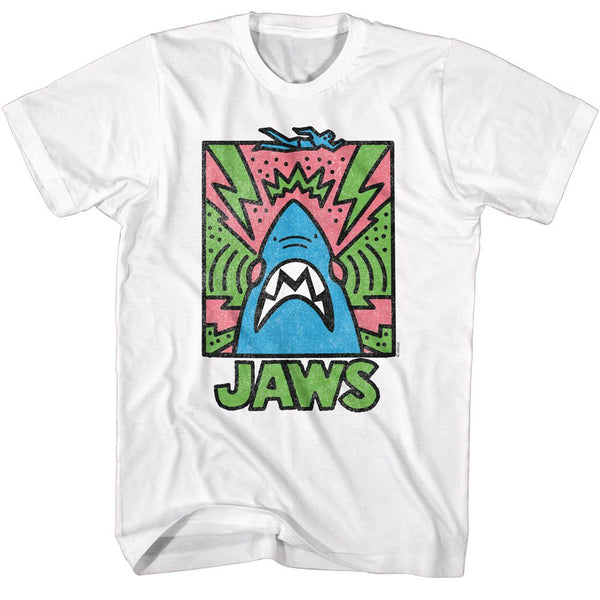 Jaws Abstract Doodle T-Shirt - HYPER iCONiC.