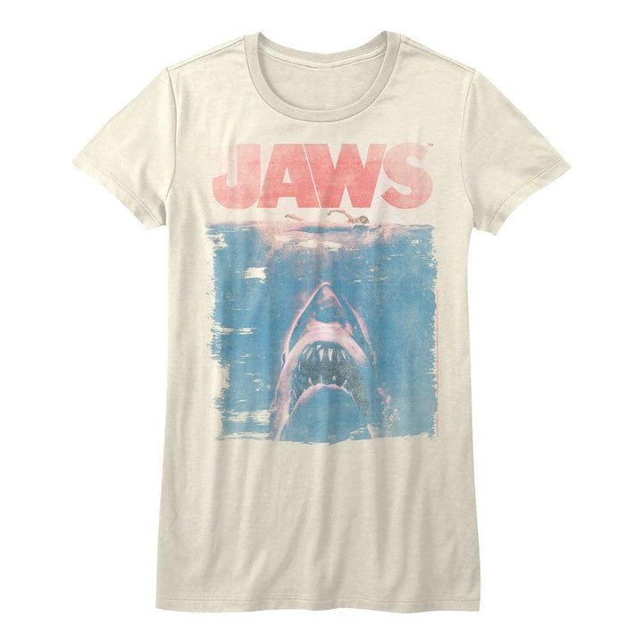 Jaws Fade Womens T-Shirt - HYPER iCONiC