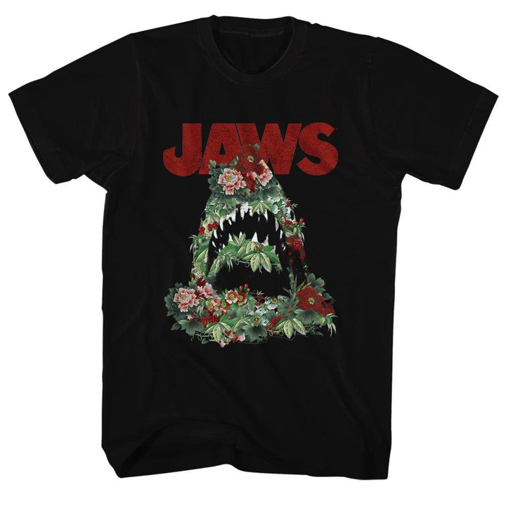 Jaws Floral Shark T-Shirt - HYPER iCONiC