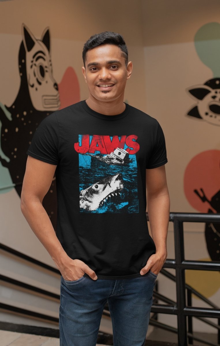 Jaws Great Wht T-Shirt - HYPER iCONiC