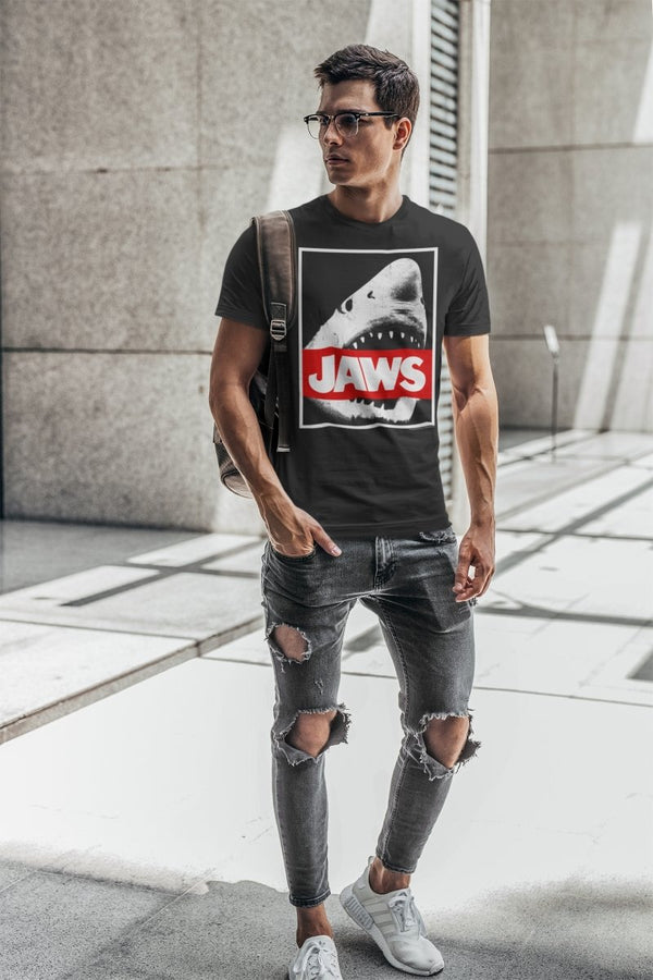Jaws Jaws Rd Bar T-Shirt - HYPER iCONiC