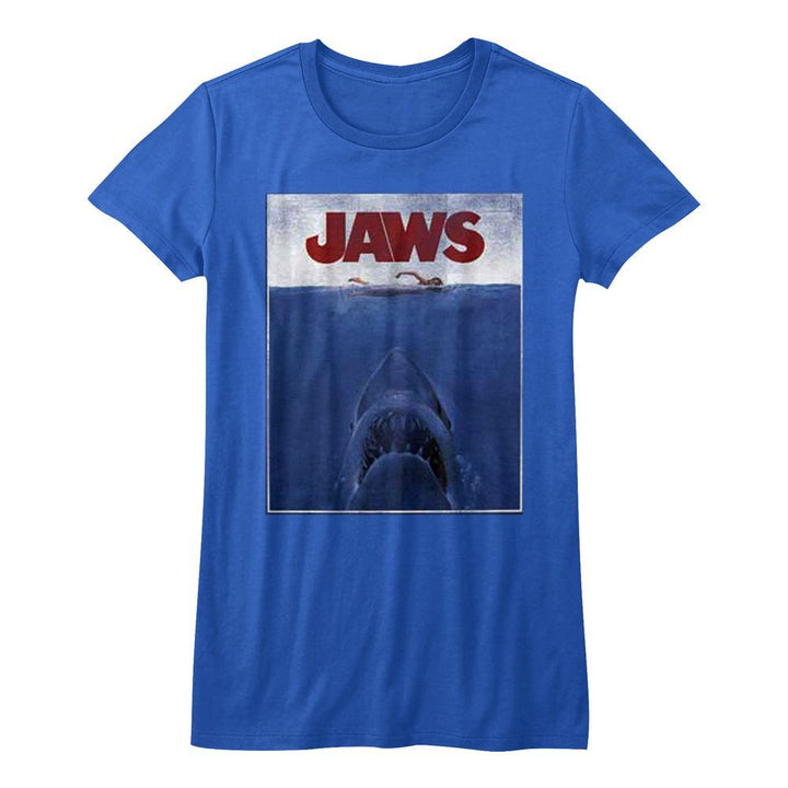 Jaws Movie Poster Womens T-Shirt - HYPER iCONiC