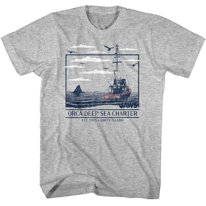 Jaws - Orca Deep Sea Boat Boyfriend Tee - HYPER iCONiC.