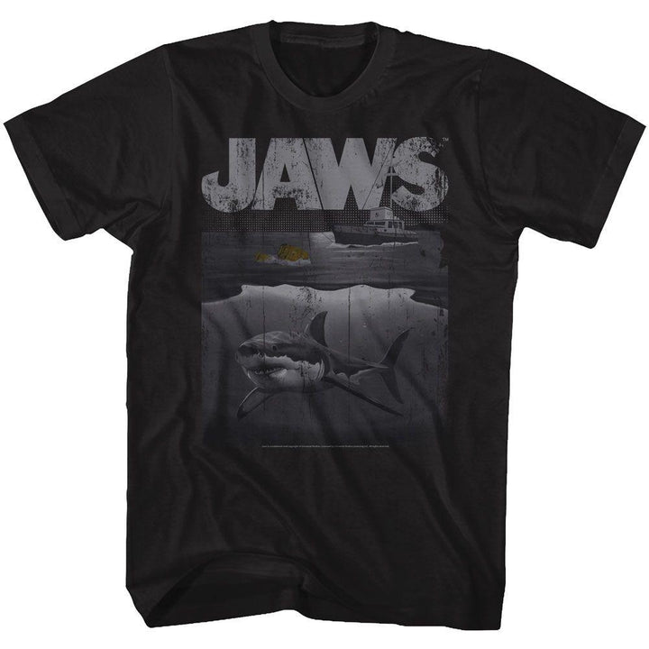 Jaws Shark Boat Boyfriend Tee - HYPER iCONiC