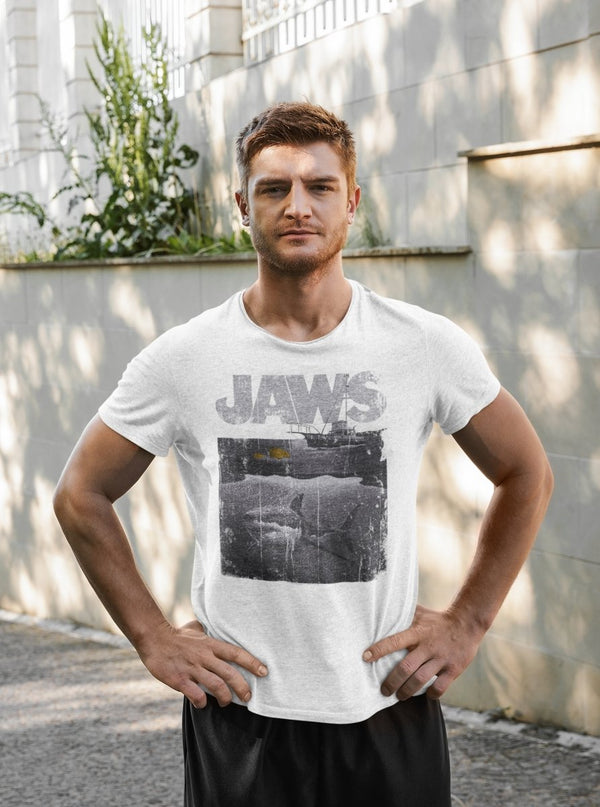 Jaws Shark Boat T-Shirt - HYPER iCONiC