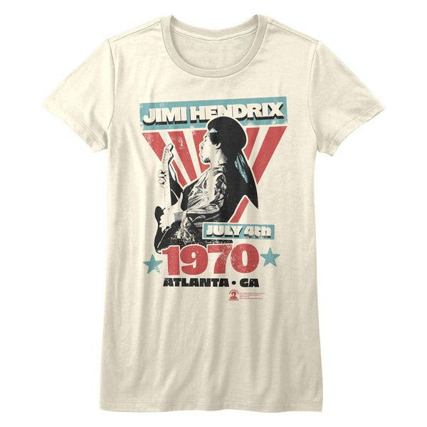 Jimi Hendrix Atlanta Womens T-Shirt - HYPER iCONiC