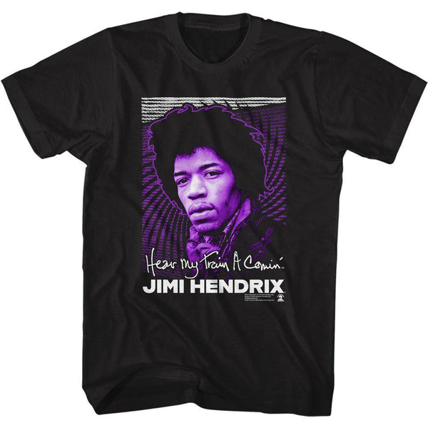 Jimi Hendrix Hear My Train A Comin' Boyfriend Tee - HYPER iCONiC
