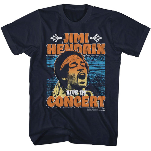 Jimi Hendrix - In Concert Poster T-Shirt - HYPER iCONiC.