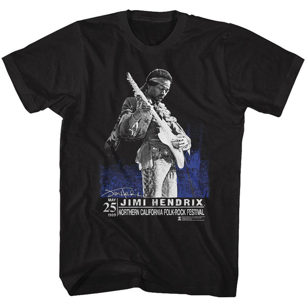 Jimi Hendrix Northern Cali T-Shirt - HYPER iCONiC