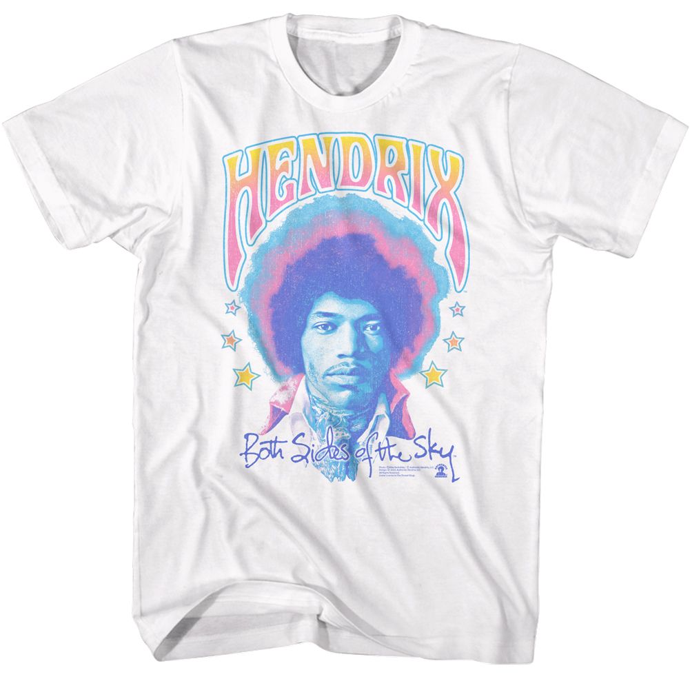 Jimi Hendrix - Pastel Both Sides T-Shirt – HYPER iCONiC.