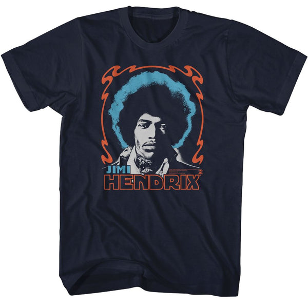 Jimi Hendrix - Tri Color Jimi Boyfriend Tee - HYPER iCONiC.