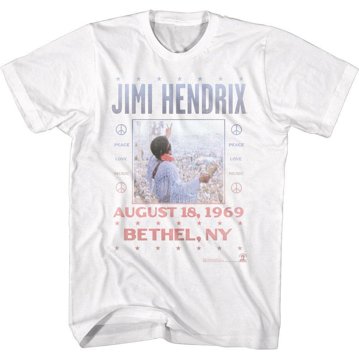 Jimi Hendrix Woodstock T-Shirt - HYPER iCONiC