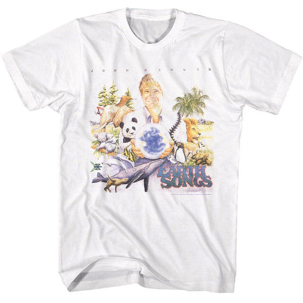 John Denver - Earth Songs Album Cover Boyfriend Tee - HYPER iCONiC.