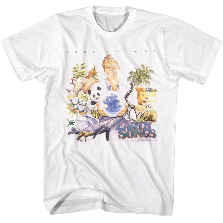 John Denver - Earth Songs Album Cover T-Shirt - HYPER iCONiC.