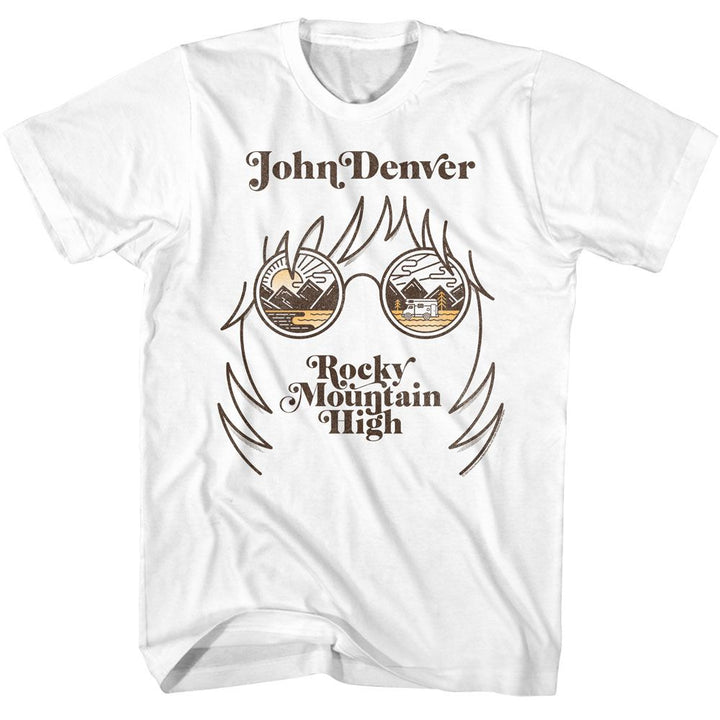 John Denver - Landscape Glasses Boyfriend Tee - HYPER iCONiC.