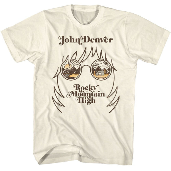 John Denver - Landscape Glasses Boyfriend Tee - HYPER iCONiC.