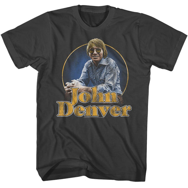 John Denver - Sitting Photo T-Shirt - HYPER iCONiC.