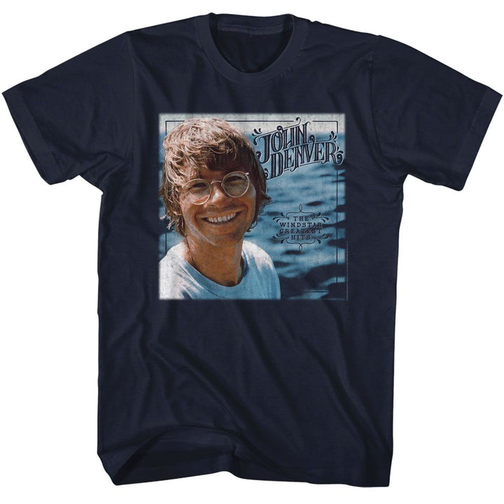 John Denver - Windstar Greatest Hits Album Boyfriend Tee - HYPER iCONiC.