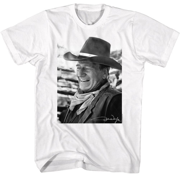 John Wayne - BW Photo T-Shirt - HYPER iCONiC.