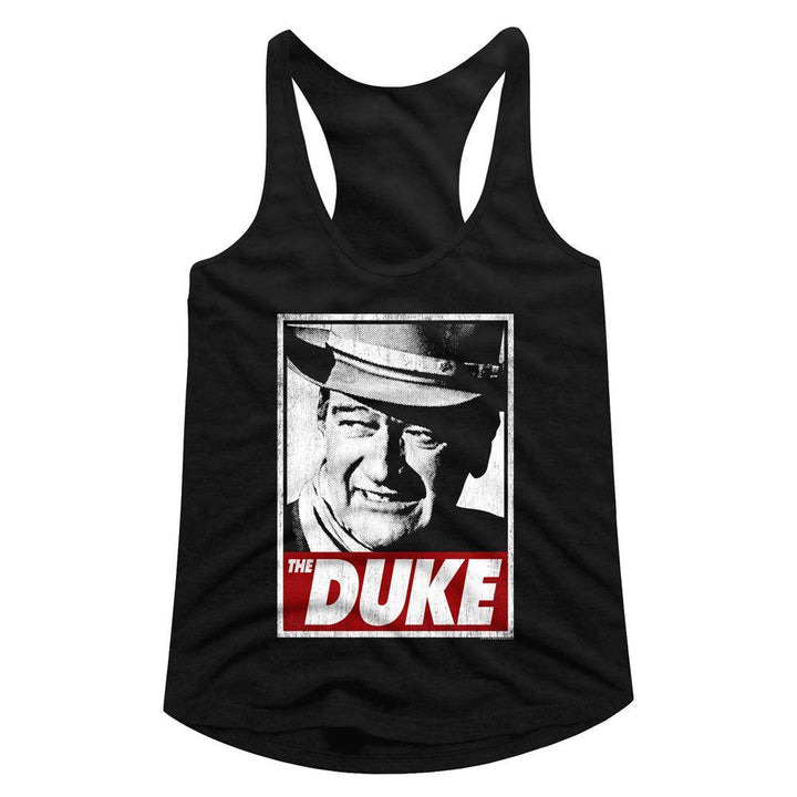 John Wayne Tha Duke Womens Racerback Tank - HYPER iCONiC