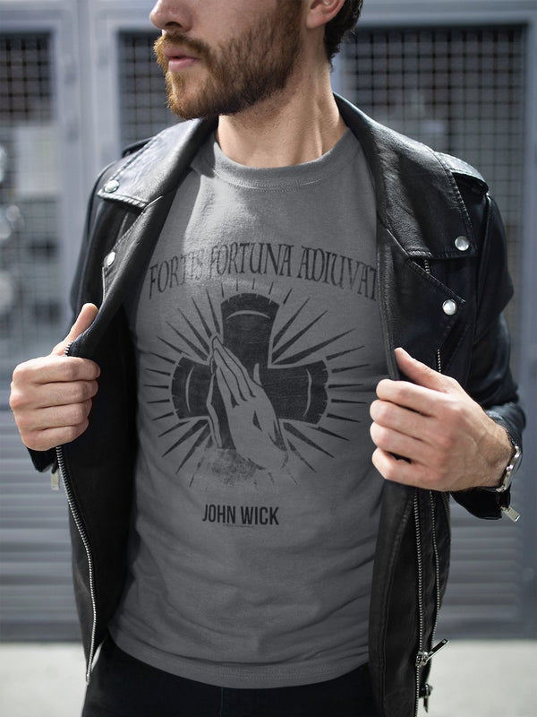 John Wick - Fortis Fortuna Adiuvat T-Shirt - HYPER iCONiC.