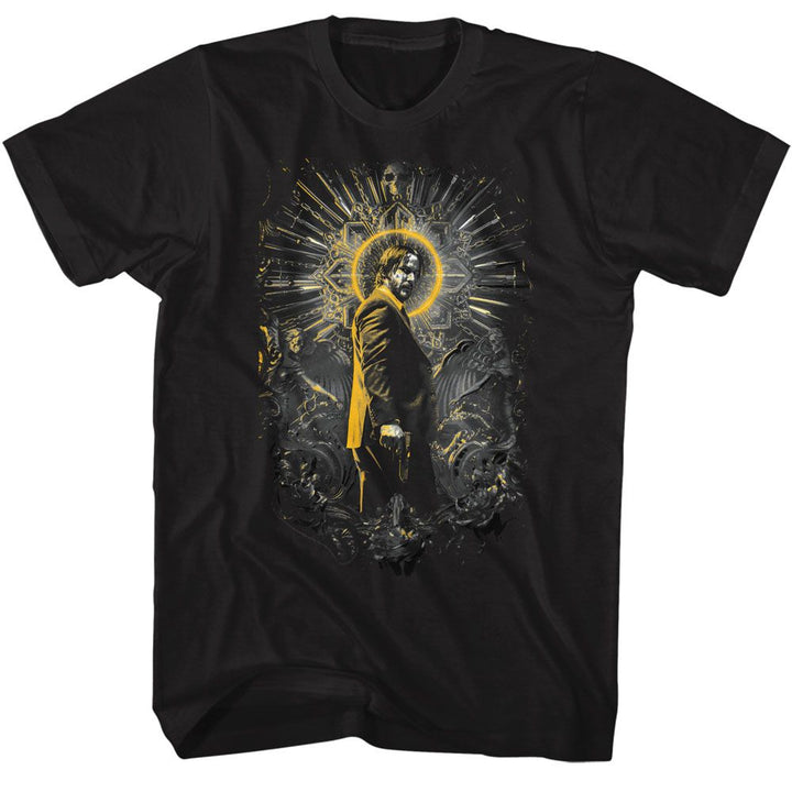 John Wick - Golden Highlights Halo Boyfriend Tee - HYPER iCONiC.