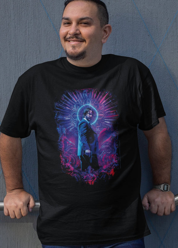 John Wick - Neon Halo Big and Tall T-Shirt - HYPER iCONiC.