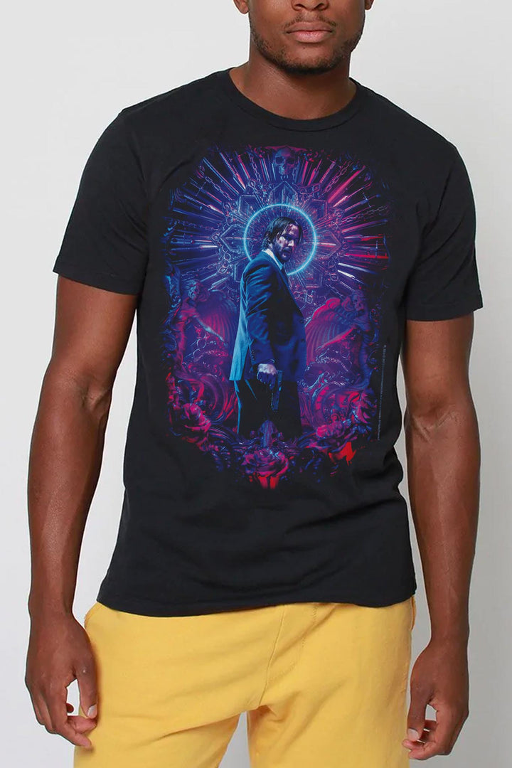 John Wick - Neon Halo T-Shirt - HYPER iCONiC.