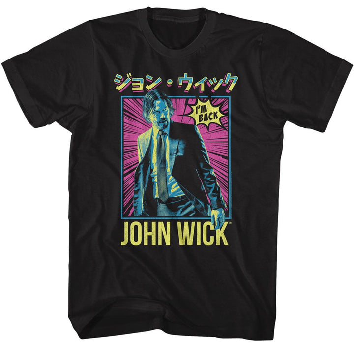 John Wick - Neon Manga Ish Boyfriend Tee - HYPER iCONiC.