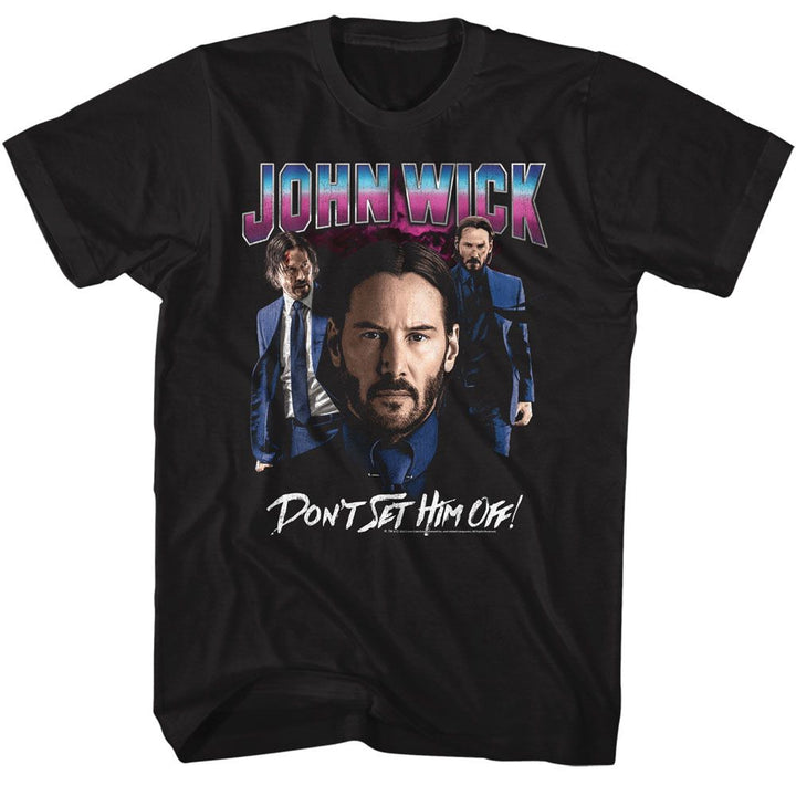 John Wick - Shiny Lighting No Gun Boyfriend Tee - HYPER iCONiC.