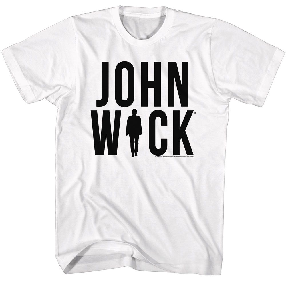 John Wick - Silhouette Logo Big and Tall T-Shirt - HYPER iCONiC.