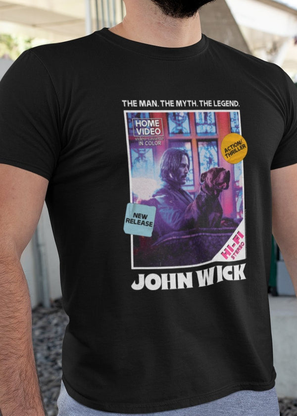John Wick - Vhs Cover Big and Tall T-Shirt - HYPER iCONiC.