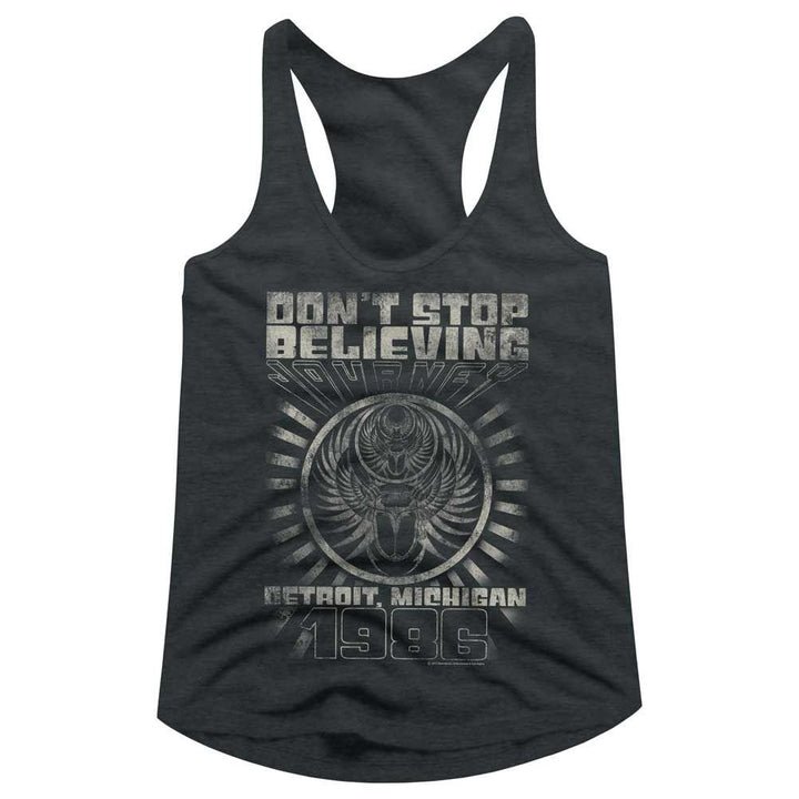 Journey Detroit Womens Racerback Tank - HYPER iCONiC