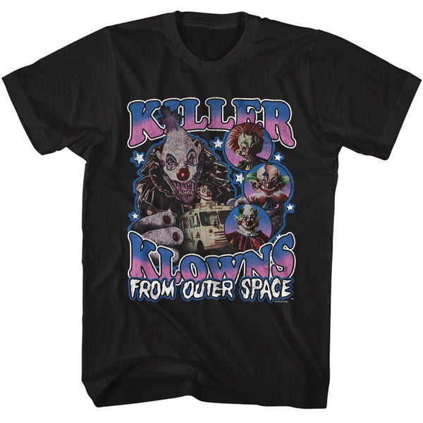 Killer Klowns From Outer Space - Killer Klowns Collage Boyfriend Tee - HYPER iCONiC.