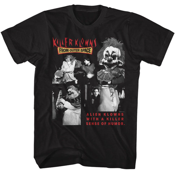 Killer Klowns From Outer Space - Killer Klowns Four BW Photos T-Shirt - HYPER iCONiC.