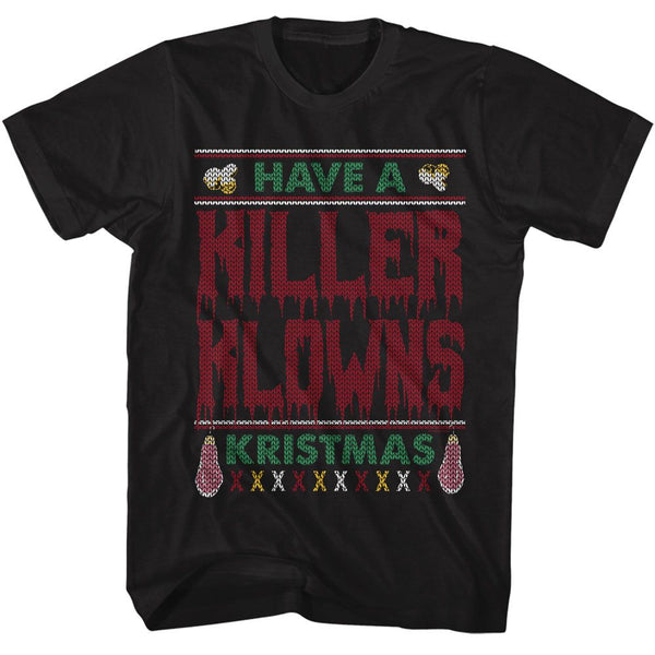 Killer Klowns From Outer Space - Killer Klowns Ugly Sweater Boyfriend Tee - HYPER iCONiC.