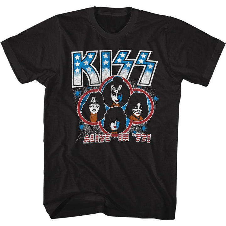 KISS Alive In 77 T-Shirt - HYPER iCONiC