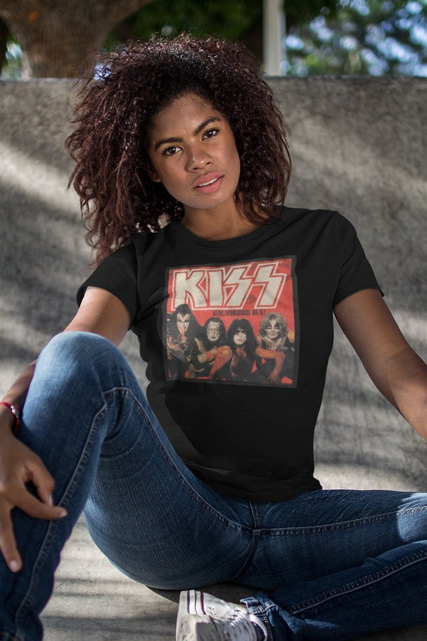 KISS Aliveworldwide Boyfriend Tee - HYPER iCONiC