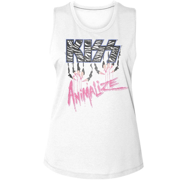 KISS - Animalize Womens Muscle Tank Top - HYPER iCONiC.