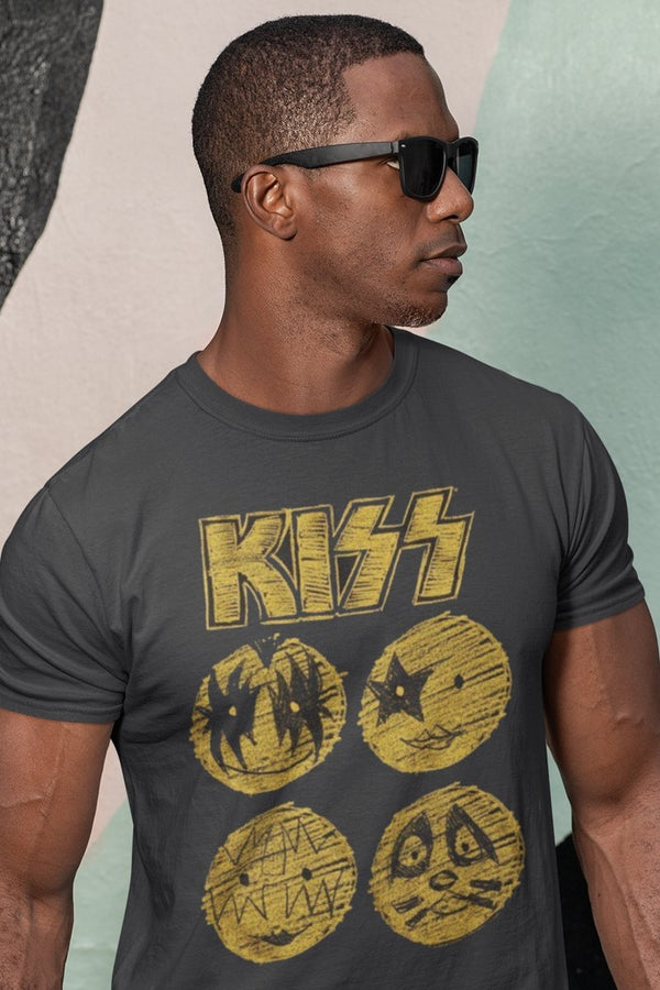 KISS Band Sketch T-Shirt - HYPER iCONiC