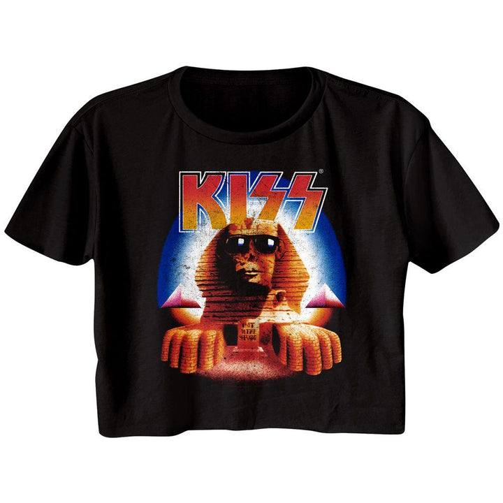 KISS H.I.T.S. Sphinx Womens Crop Tee - HYPER iCONiC